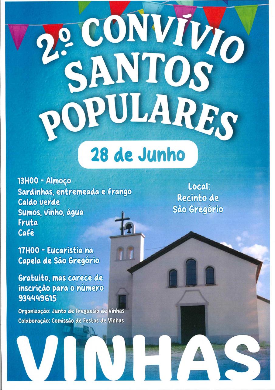 "2&ordm; CONV&Iacute;VIO SANTOS POPULARES"