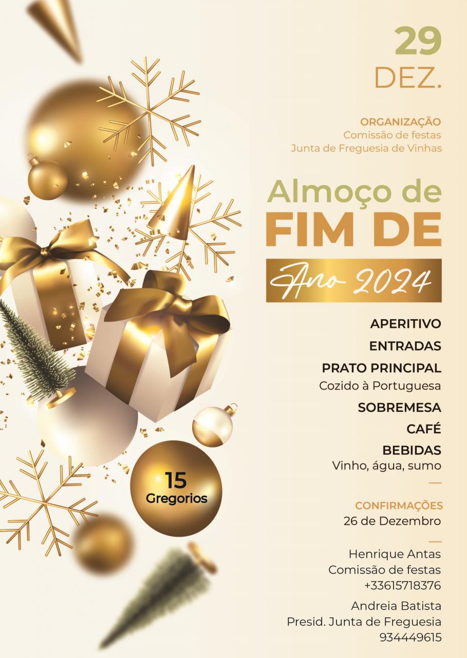 Almo&ccedil;o de Fim de Ano 2024